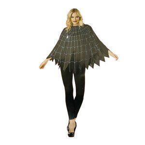 Spooky Village Costume Poncho Adult‎ One Size Fits Most Female Halloween Quick